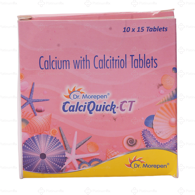 Calciquick CT 500mg/0.25mcg Tablet 15s