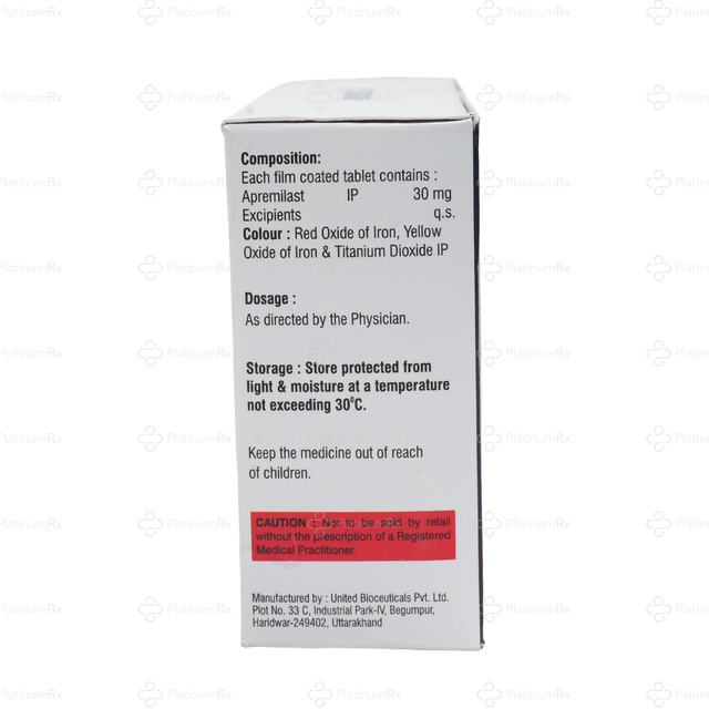 Aprecast 30mg Tablet 10s