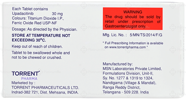 Ubicid 30mg Tablet ER 10s