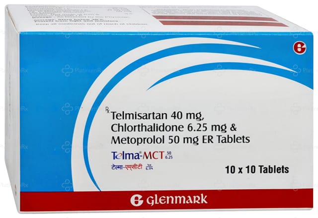 Telma MCT 6.25/50mg Tablet ER 10s