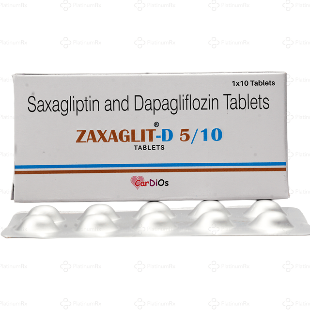 Zaxaglit D 5/10mg Tablet 10s