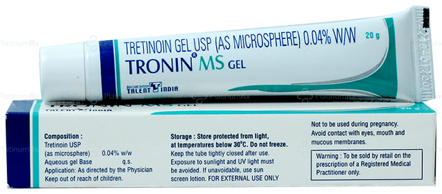 Tronin MS 0.04% Gel 20gm