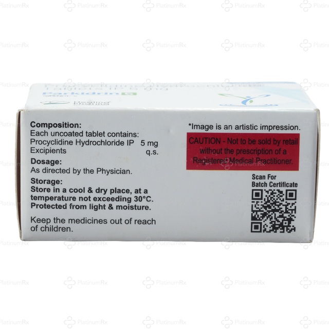 Parkidrin 5mg Tablet 10s