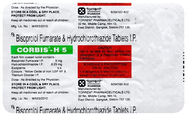 Corbis H 5/5mg Tablet 15s