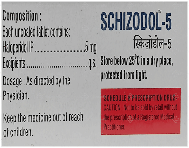 Schizodol 5mg Tablet 10s