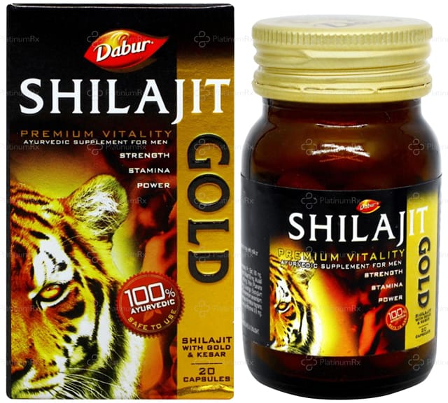 Dabur Shilajit Gold Capsule for Men 20s