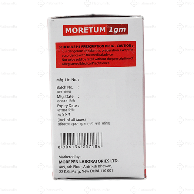 Moretum 1000mg Injection 10ml