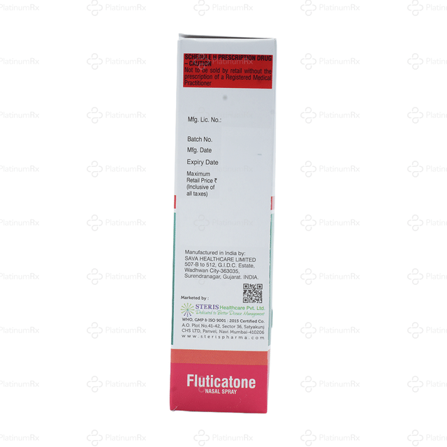 Fluticatone 27.5mcg Nasal Spray 6gm