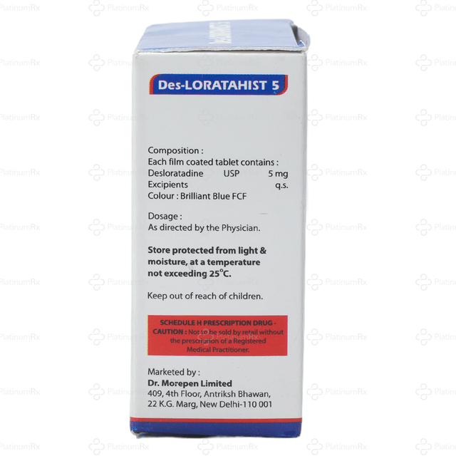 Des Loratahist 5mg Tablet 10s