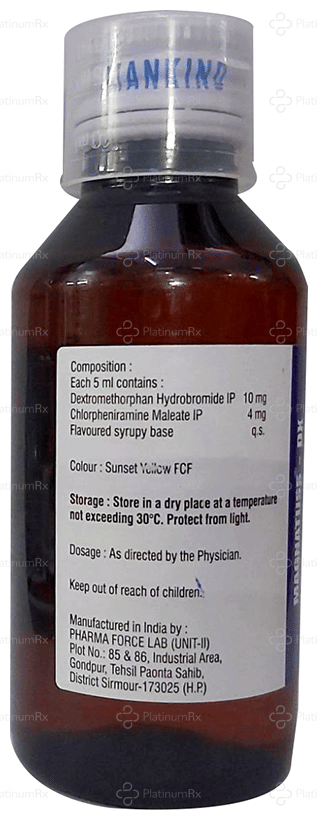 Magnatuss DX Sugar Free Syrup 100ml