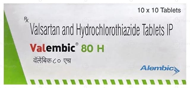 Valembic H 12.5/80mg Tablet 10s