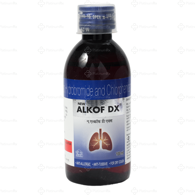 Alkof DX 4/10mg Syrup 100ml