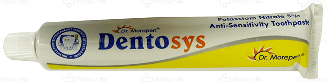 Dentosys Toothpaste 100gm With Toothbrush Free 1s