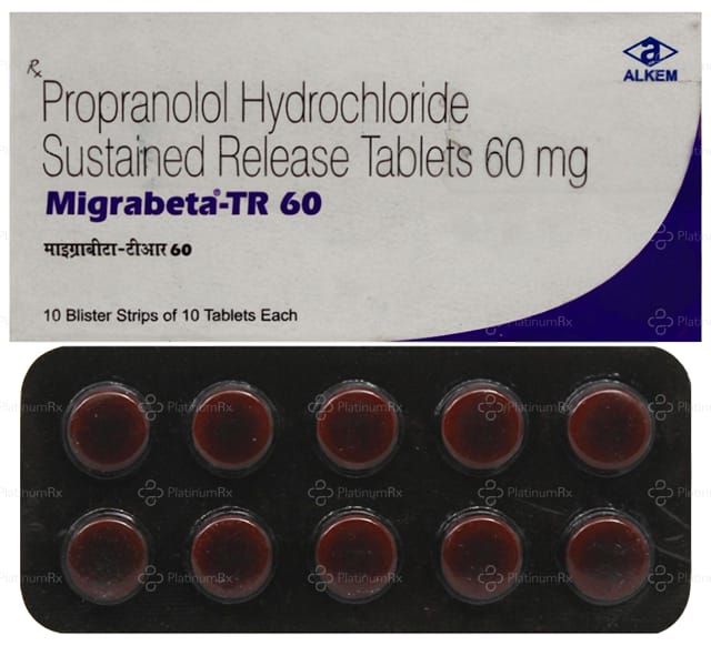 Migrabeta TR 60mg Tablet 10s