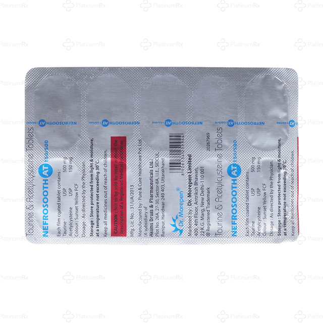 Nefrosooth AT 150/500mg Tablet 10s