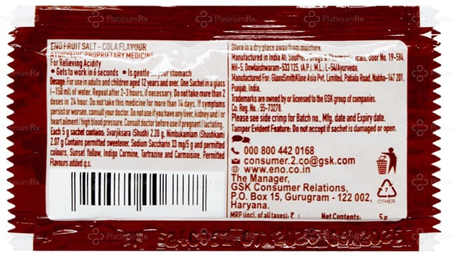 Eno Flavour Cola Powder 5gm