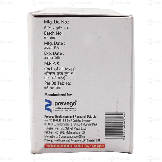 Doxyvac T 100/60M Spores Tablet 8s