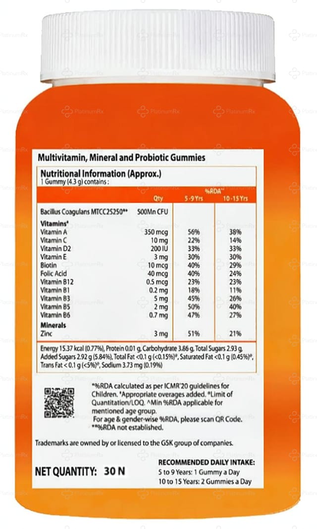 Centrum Kids Supports Multivitamin Gummy 30s