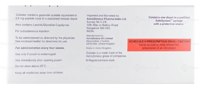 Zoladex 3.6mg Injection 1s