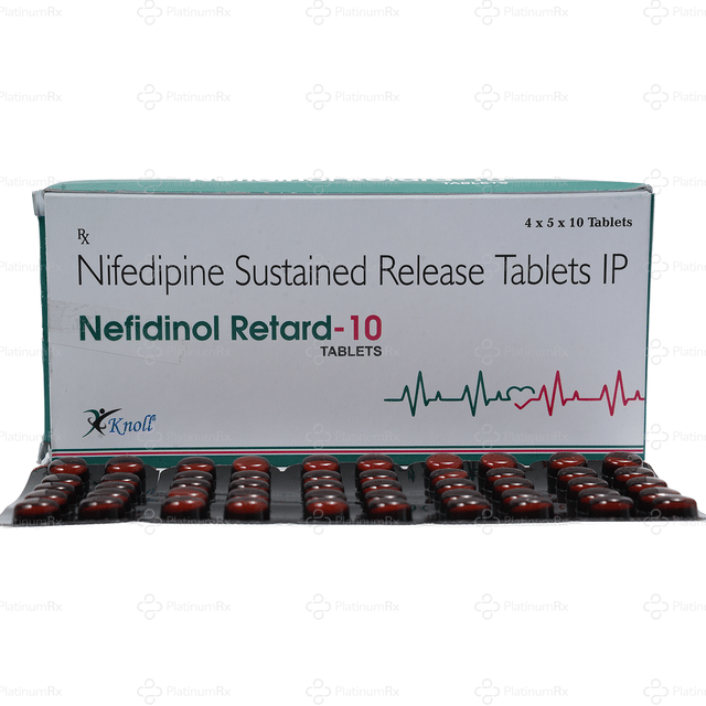 Nefidinol Retard 10mg SR Tablet 10s