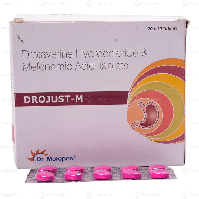Drojust M 80/250mg Tablet 10s