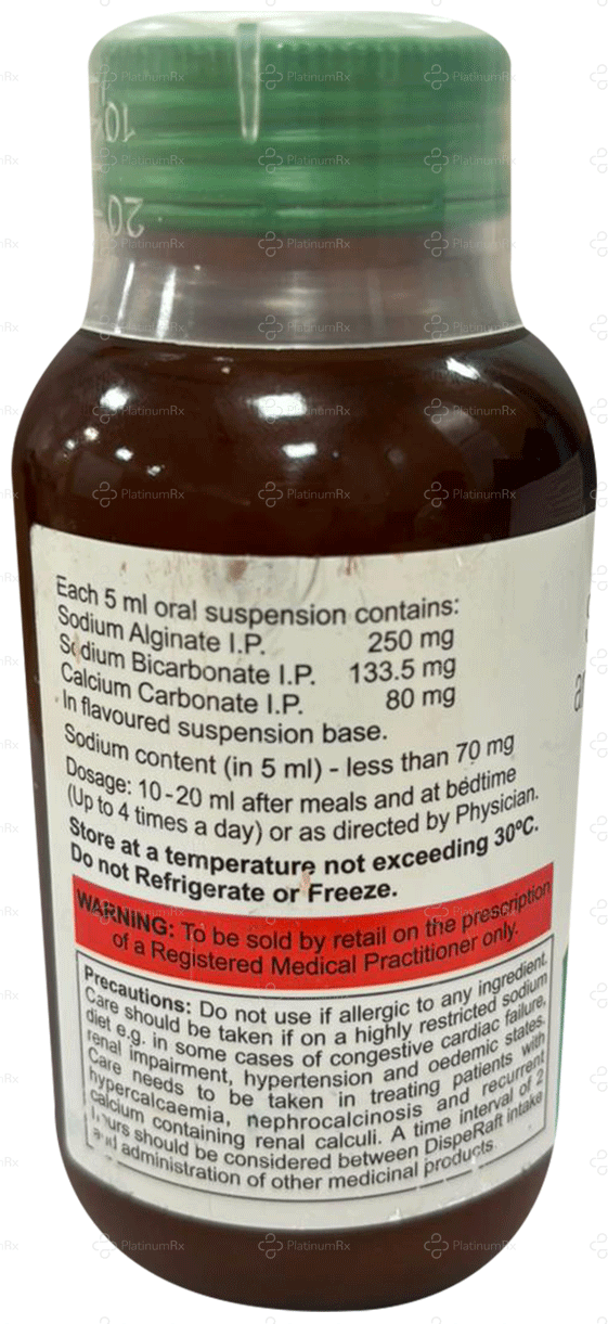 DispeRaft Mint Sugar Free Oral Suspension 200ml