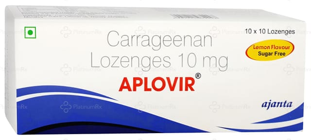 Aplovir 10mg Lemon Lozenge 10s