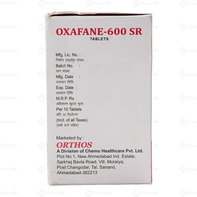Oxafane 600 SR Tablet 10s