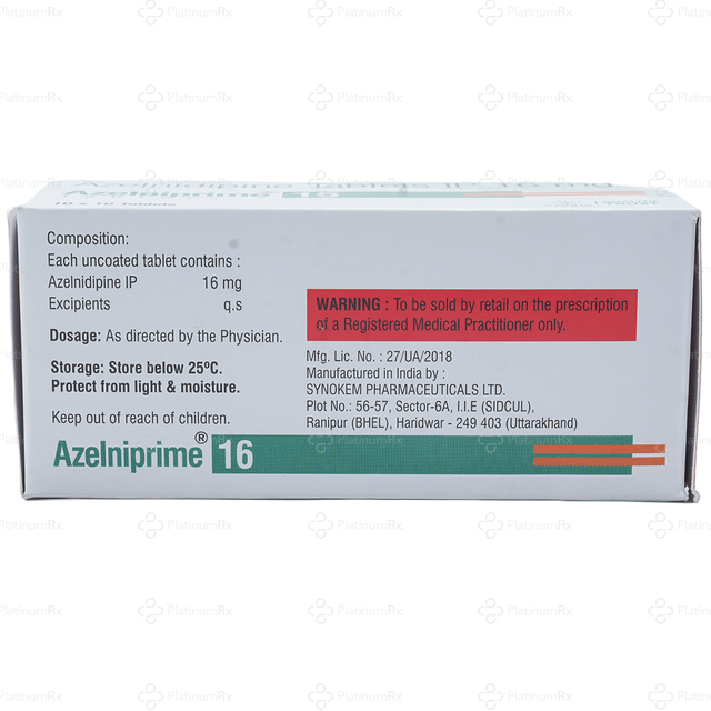Azelniprime 16mg Tablet 10s