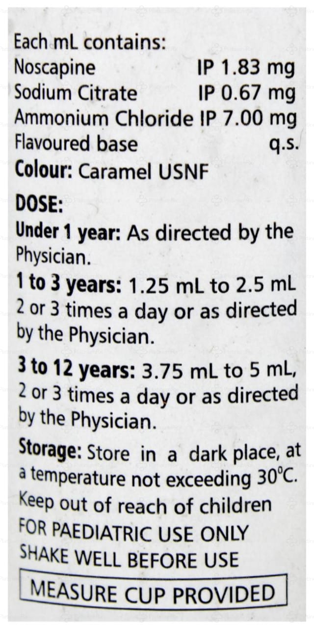 Coscopin Paed Oral Suspension 60ml