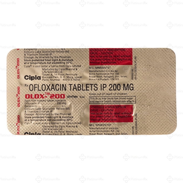Olox 200mg Tablet 10s