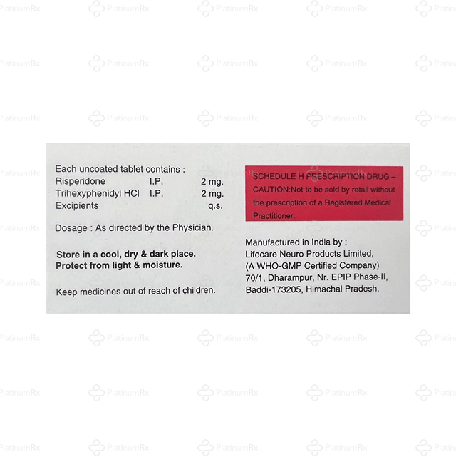 Rispeverge LS 2/2mg Tablet 10s