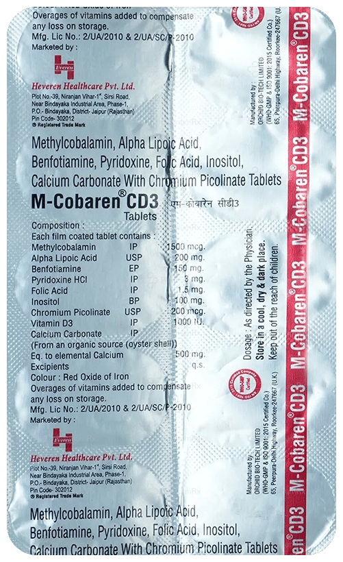 M Cobaren CD3 Tablet 10s