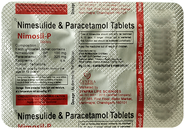 Nimosil P 100/325mg Tablet 10s