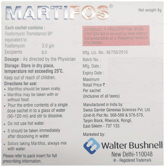 Martifos 3000mg Powder 8gm