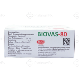 Biovas 80mg Tablet 10s