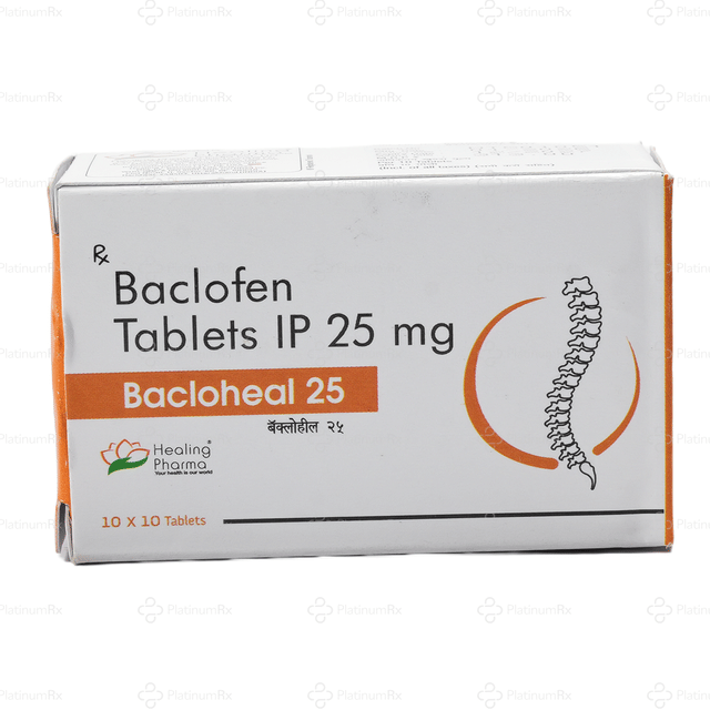 Bacloheal 25mg Tablet 10s