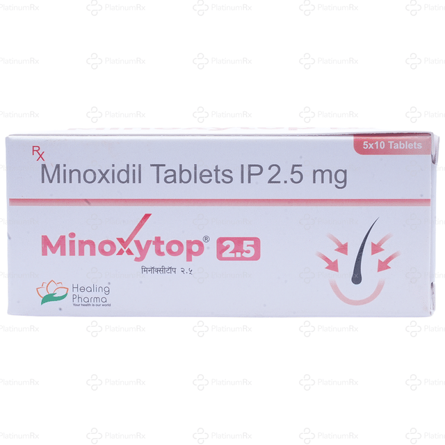 Minoxytop 2.5mg Tablet 10s