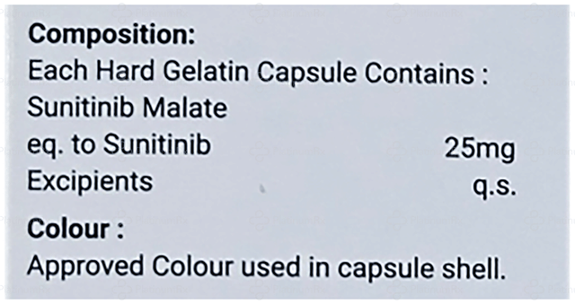 Xiotinib 25mg Capsule 28s