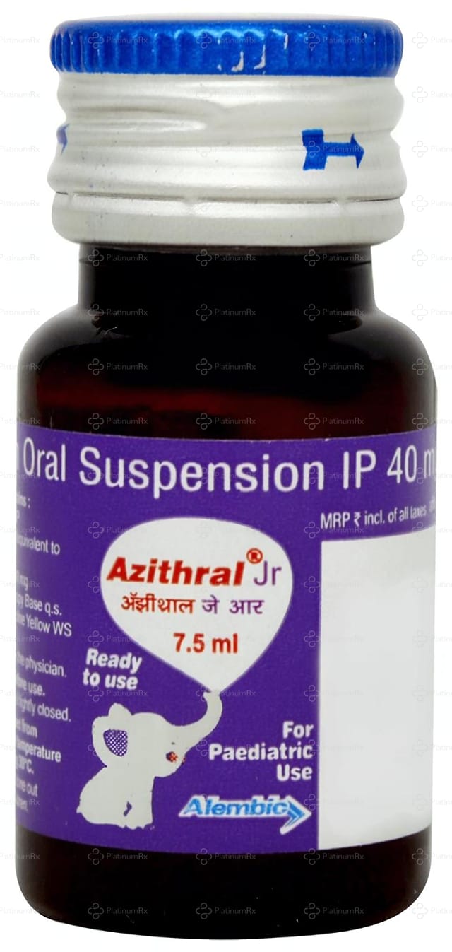 Azithral JR 40mg Oral Suspension 7.5ml