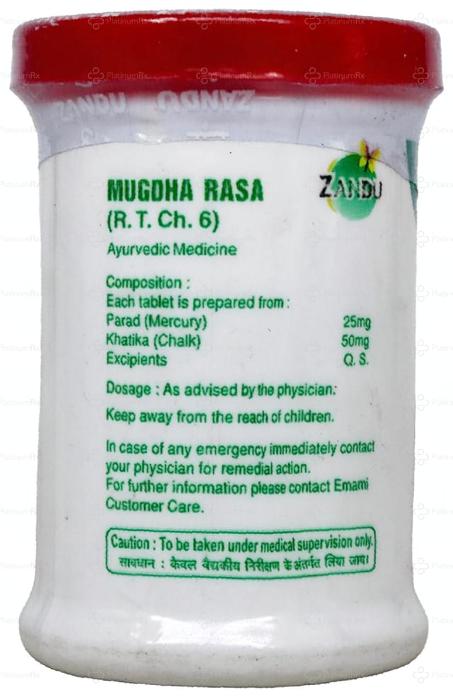 Zandu Mugdha Rasa Tablet 35s