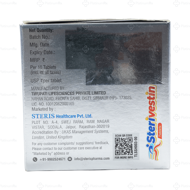 Sterivestin 500mg Tablet 10s