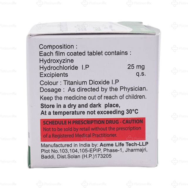 Atarise 25mg Tablet 15s