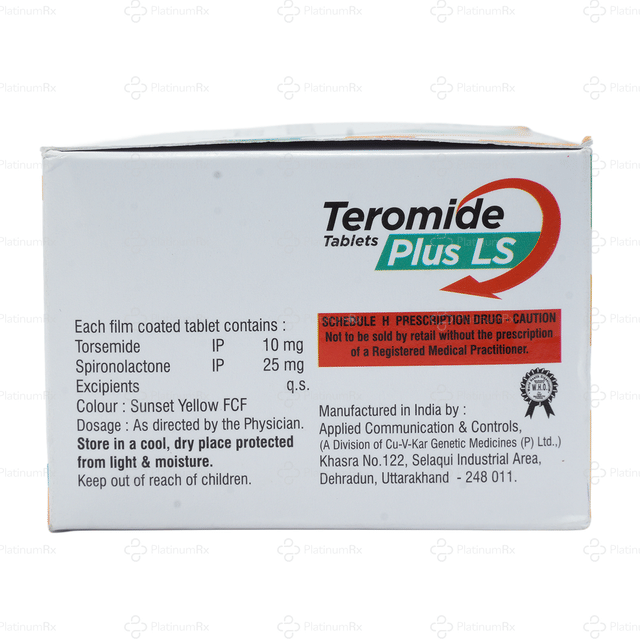 Teromide Plus LS 25/10mg Tablet 20s