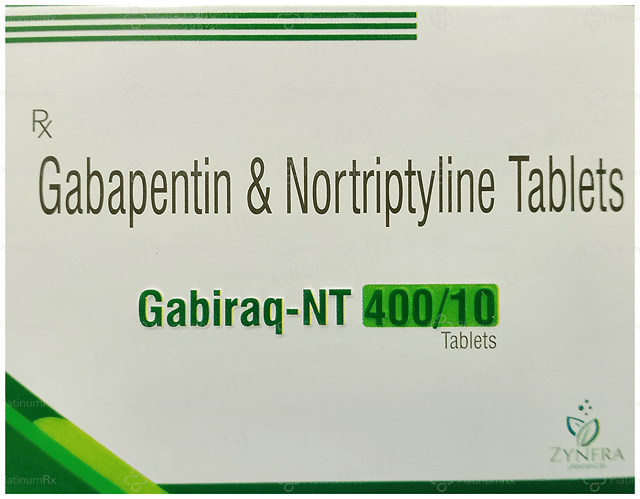 Gabiraq NT 400/10mg Tablet 10s