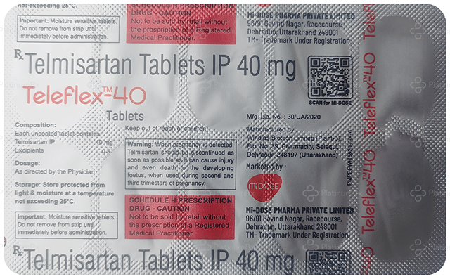 Teleflex 40mg Tablet 10s