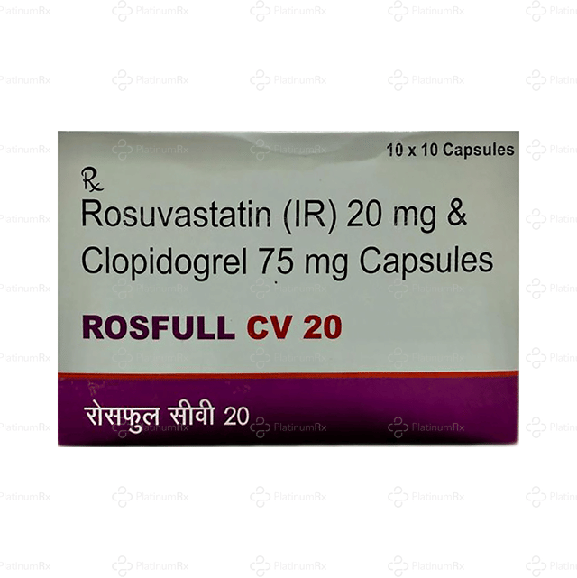 Rosfull CV 75/20mg Capsule IR 10s