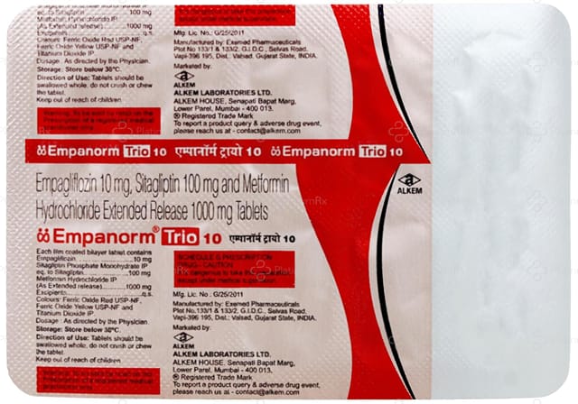 Empanorm Trio 10mg Tablet 10s