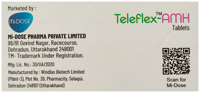 Teleflex AMH 5/12.5/40mg Tablet 10s