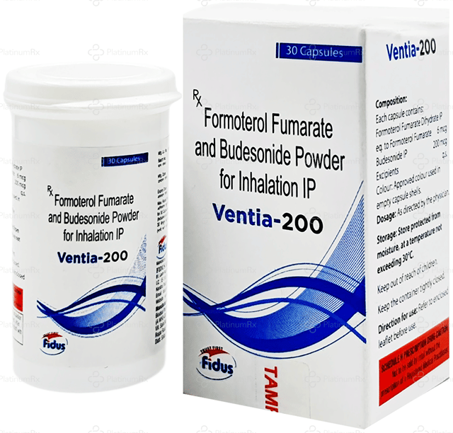 Ventia 200/6mcg Capsule 30s